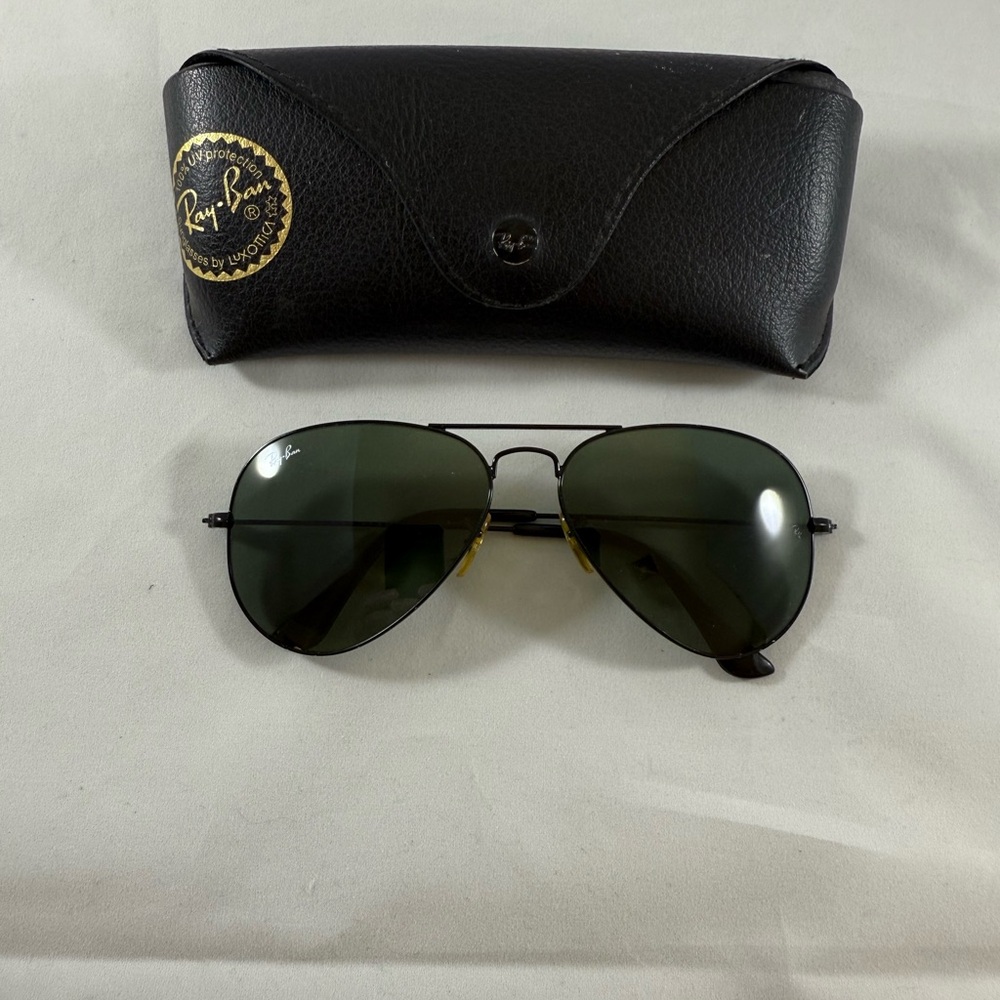 Ray-Ban Aviator Large Metal Aviators RB3025 L2823 58mm 14mm Sunglasses Black
